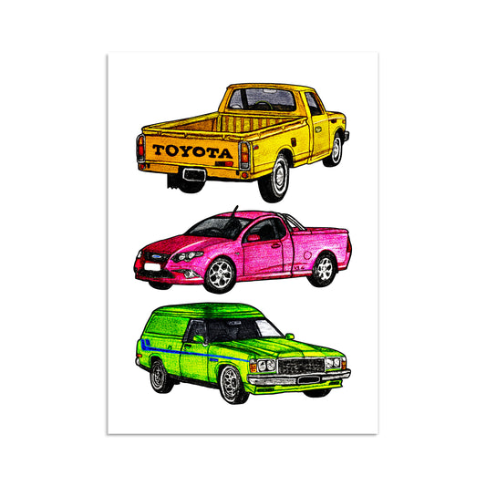 Classic Cars Print