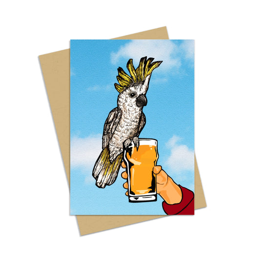 Cocky Want a Frothy Card