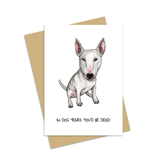 Dog Years Birthday Card