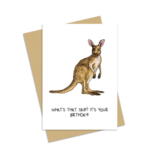 Skip Birthday Card