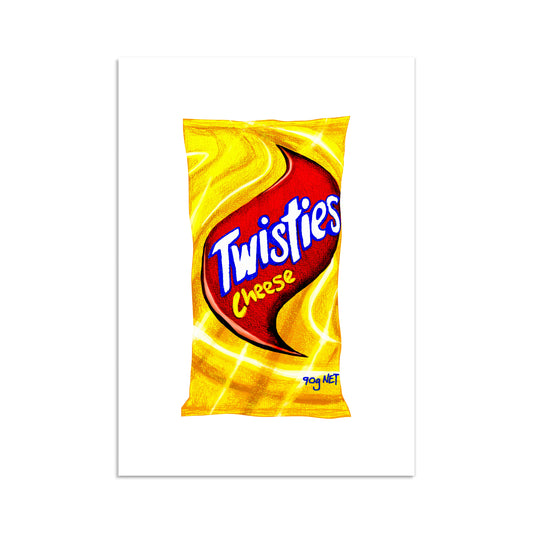 Cheese Twisties Print